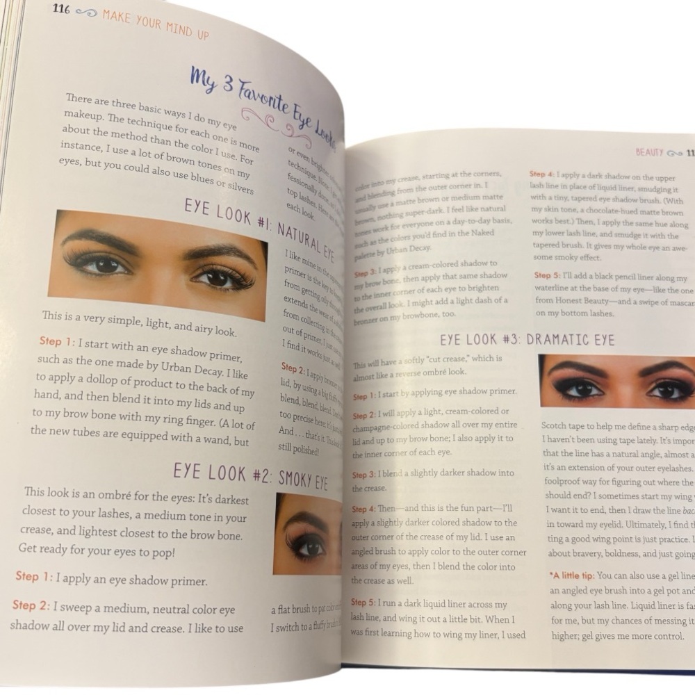 Make Your Mind Up Book Bethany Mota Hardcover You Tuber Influencer Beauty - Picture 8 of 11